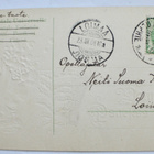 VANHA Postikortti Joulupukki 1908 Kohopainettu UPEA - pikkukuva 2