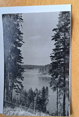 Punkaharju, vanha kortti harjulta järvelle, kulkenut 1939