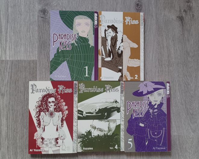 Paradise Kiss manga 1-5 (koko sarja)