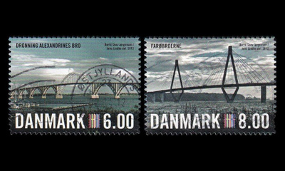 Tanska 1689-90C o Postimerkkinäyttely NORDIA siltoja (13¾)