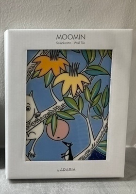 Muumi seinälaatta, koristepuu, Muumipeikko