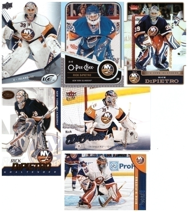 6 x Maalivahti RICK DiPIETRO New York Islanders