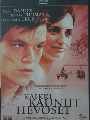 Kaikki kauniit hevoset dvd (Penelope Cruz, Matt Damon)