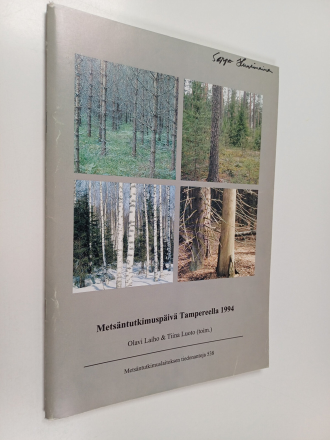 Metsäntutkimuspäivä Tampereella 1994