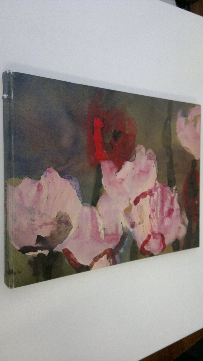 Klaus Fussmann : Blumen aus dem Garten in Gelting, Skizze...