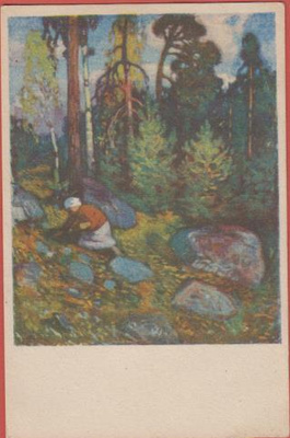 Väinö Hämäläinen Puolukassa - kulk v 1921