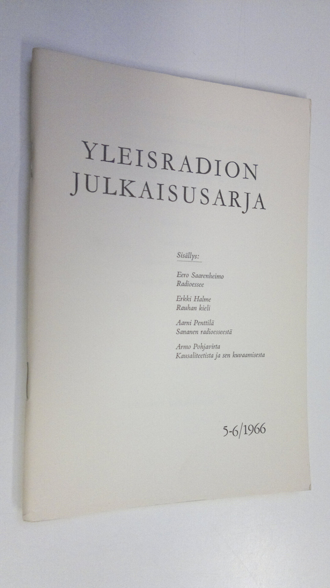 Yleisradion julkaisusarja 5-6/1966