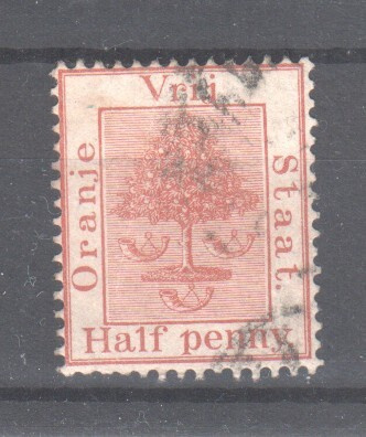 Etelä-Afrikka Oranjen vapaavaltio 1883 ½p