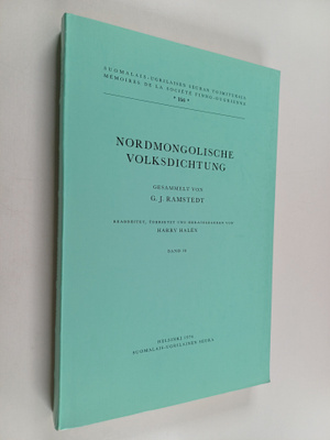 G. J. Ramstedt : Nordmongolische Volksdichtung 2