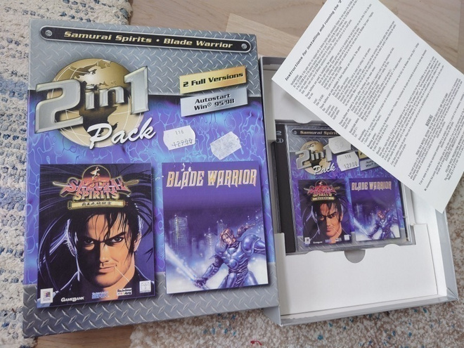 samurai spirits & blade warrior pc big box 2 in 1