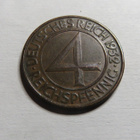 Saksa/Weimarin tasavalta 4 pfennig 1932 A - pikkukuva 1