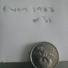 Etelä.Korea 1 won 1983, km#31 - pikkukuva 2