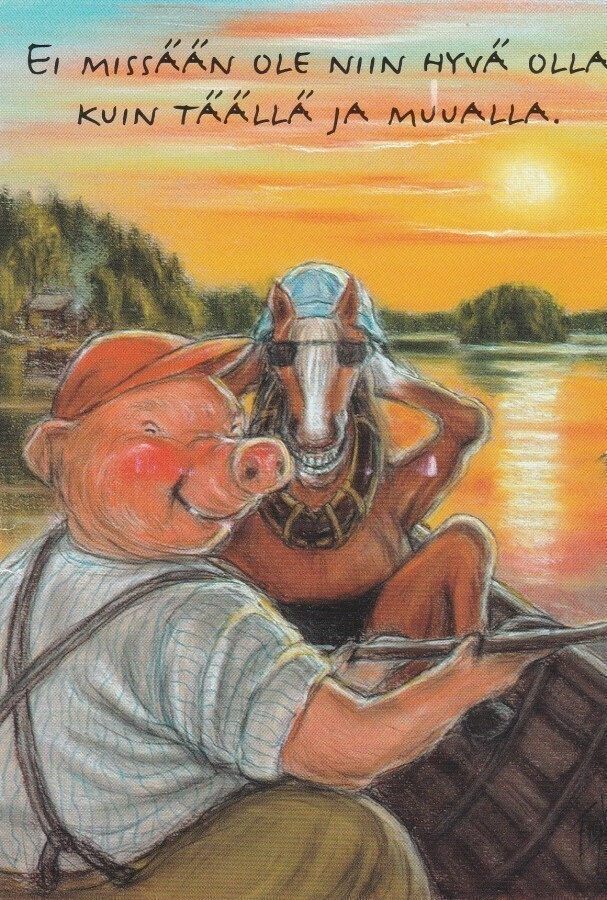TERHO PELTONIEMI - SIKA JA HEVONEN ONGELLA