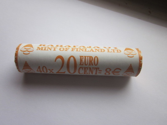 Suomi 20 cent rulla v. 2006