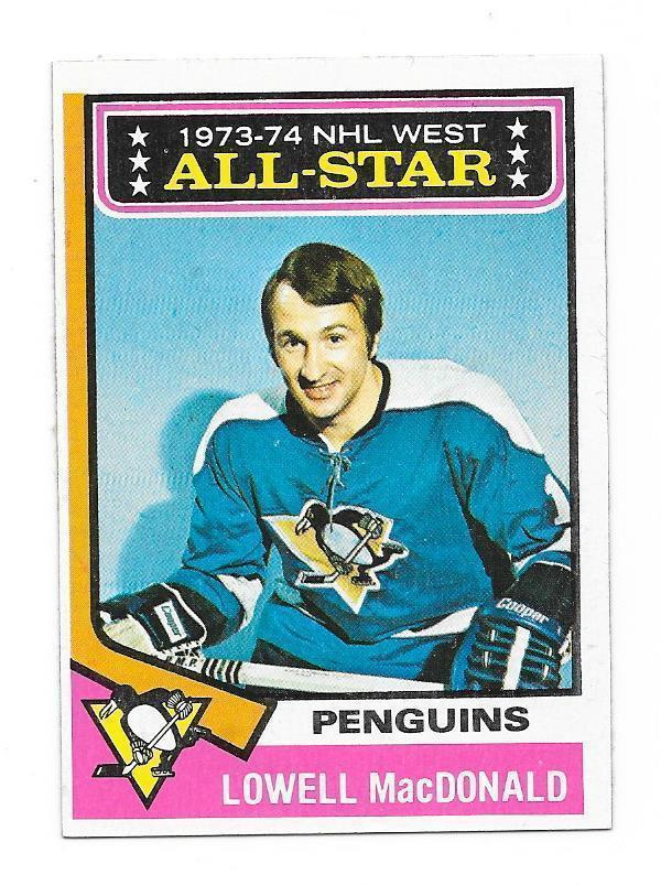 1974-75 Topps #133 Lowell McDonald Pittsburgh Penguins