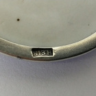 Antiikki Kukka rintakoru vuodelta 1915, hopea 813 H - pikkukuva 3