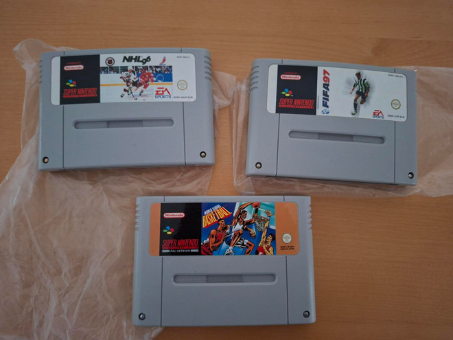 Super Nintendo pelejä