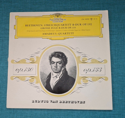 BEETHOVEN Streitchquartett B-Dur OP. 130 LPM18898 1964 Saksa