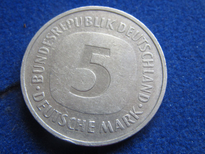 5 mark 1980J. Länsi-Saksa. West Germany