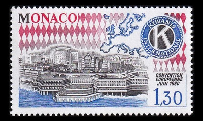 Monaco 1426 ** Kiwanis Internationalin kongressi (1980)