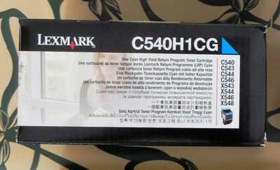 Lexmark C540H1CG laservärikasetti- Sininen!