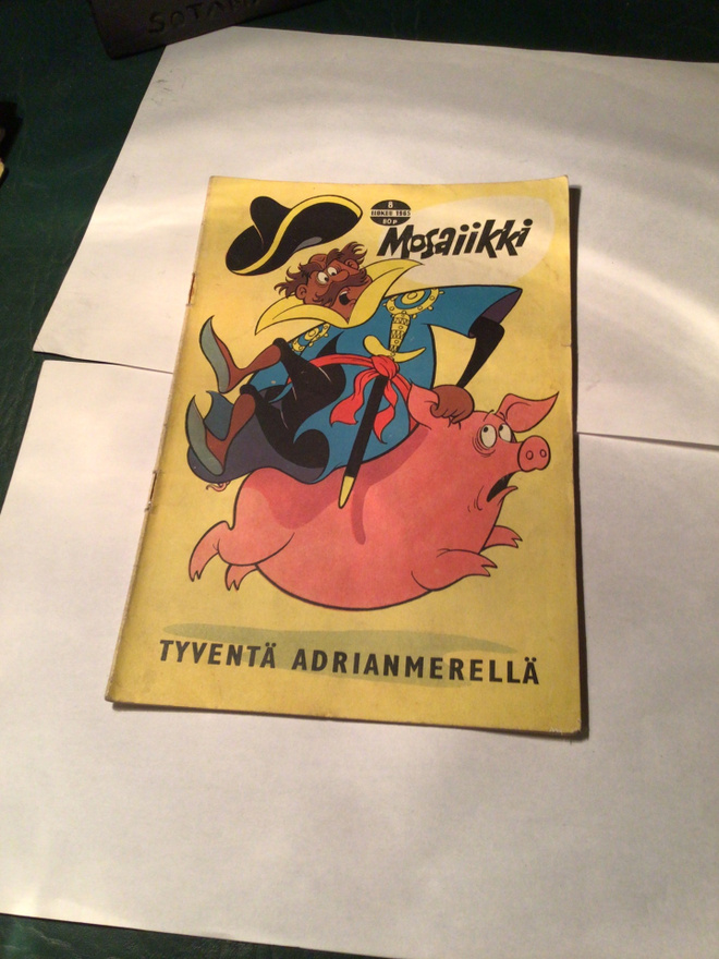 Mosaiikki sarjakuvalehti  8/65 mosaik comicheft