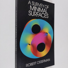 Robert Osserman : A Survey of Minimal Surfaces - pikkukuva 1