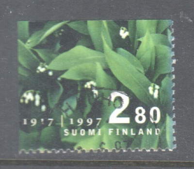 1997 Itsenäisyys kaunisleimaisena.
