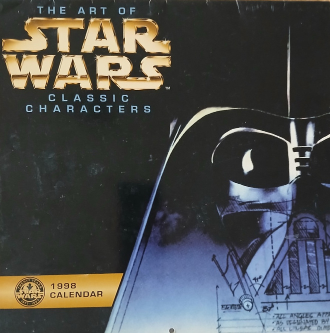 STAR WARS CLASSIC CHARACTERS 1998 -SEINÄKALENTERI