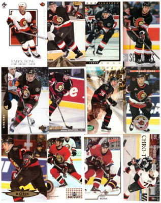 12 x RADEK BONK Ottawa Senartors