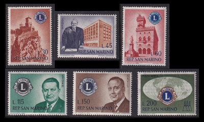 San Marino 659-64 ** Lions Club (1960)