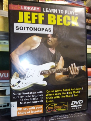 2DVD :  Learn To play Jeff Beck ( SIS POSTIKULU)