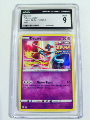 Deoxys Fusion Strike 120/264 Holo CGC 9