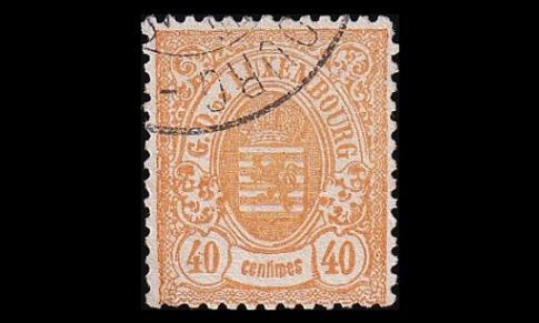 Luxemburg 35 o Vaakuna 40 C (13) (1875)