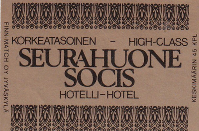 Helsinki, Seurahuone  SOCIS Hotelli - Hotel  4/16