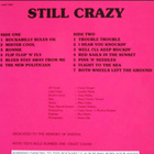 CRAZY CAVAN ’n’ THE RHYTHM ROCKERS: Still Crazy * FIN 1980 - pikkukuva 2