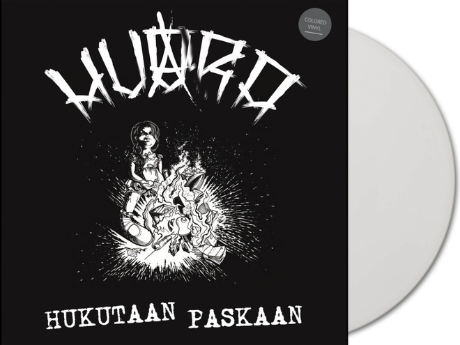 Huora – Hukutaan paskaan LP valkoinen vinyyli
