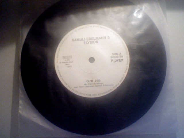 SAMULI EDELMAN & ELYSION  ::  OUTI  ::  VINYYLI  7"     1990