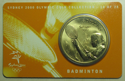 Juhlaraha Sydney Olympia Coin Collection 14 of 28 SULKAPALLO