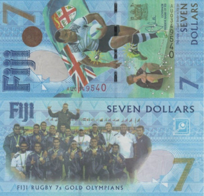 (B0025) FIJI 2017 7 Dollars. Commemorative Issue. P-New. UNC
