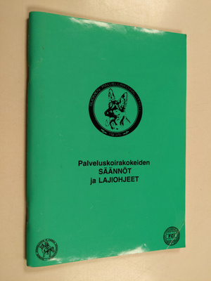 Palveluskoirakokeiden säännöt ja lajiohjeet