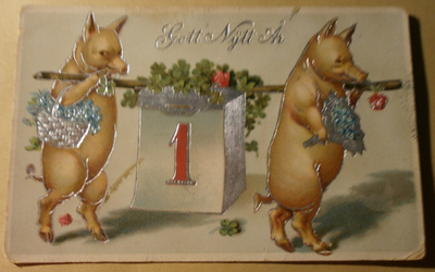 Possut tuovat Uuden Vuoden onnittelut, p. 1911