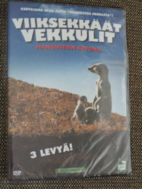 VIIKSEKKÄÄT VEKKULIT - MANGUSTIEN KOTONA (3 x DVD - uusi)