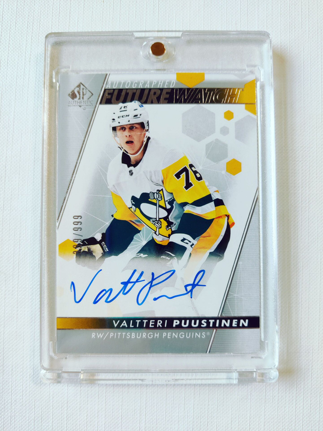 Valtteri Puustinen - 22-23 SP Autographed Future Watch /999