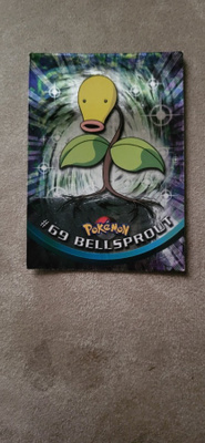 POKEMON BELLSPROUT #69 TOPPS TV ANIMATION EDITION BLUE LOGO