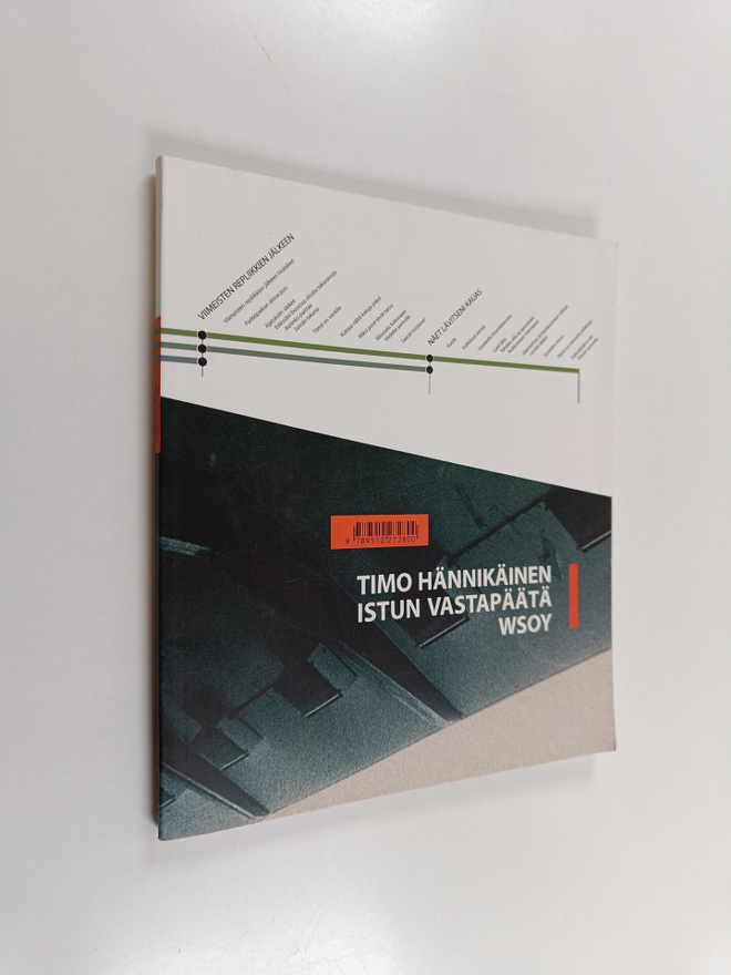Timo Hännikäinen : Istun vastapäätä : runoja