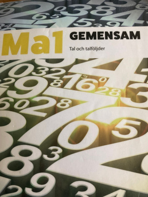 MA1 GEMENSAM - TAL OCH TALFÖLDJER