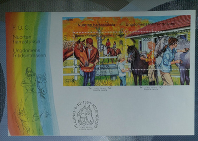 1990  Hevosharrastus FDC