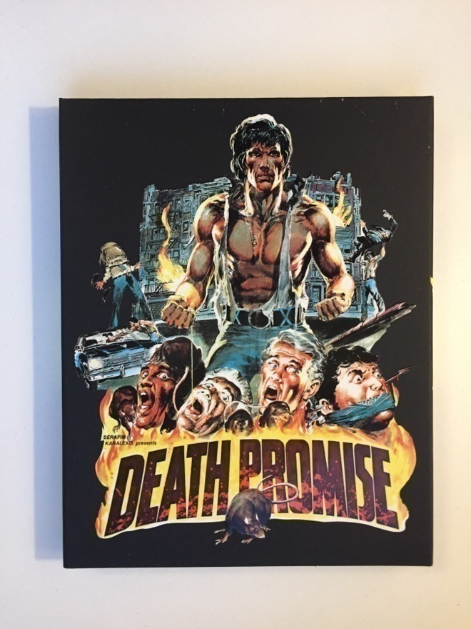 Death Promise (Blu-ray) Vinegar Syndrome (1977) Slipcover