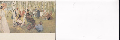 Carl Larsson: Aamiainen ruohikolla, 1910 -1913. öljy    b628
